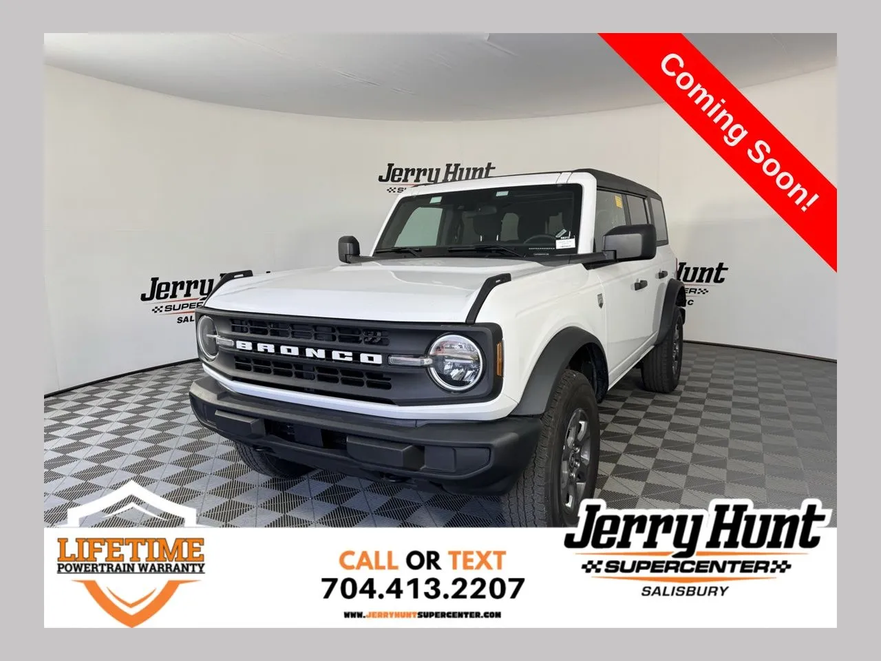 White 2025 Ford Bronco Big Bend for sale in Salisbury, NC