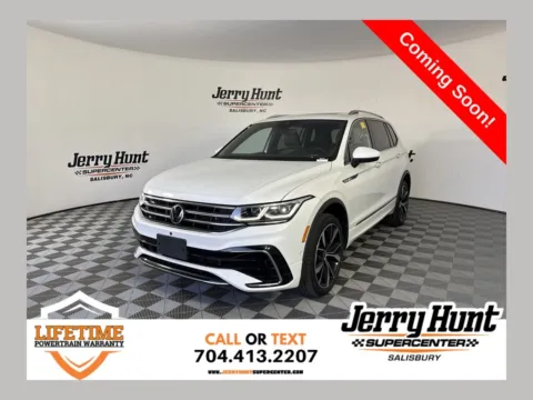 White 2022 Volkswagen Tiguan 2.0T SEL R-Line for sale in Salisbury, NC