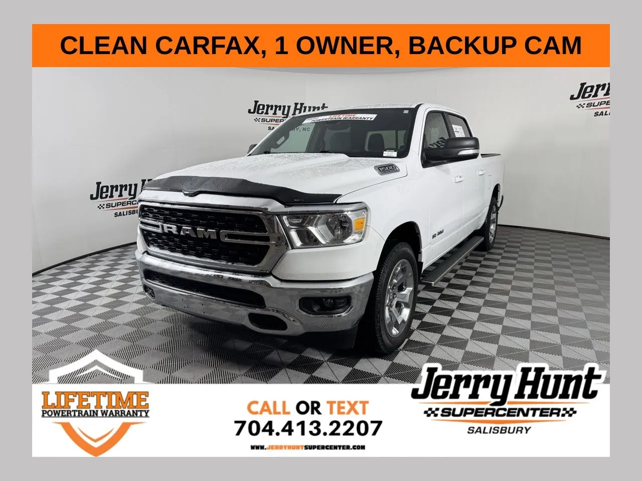 White 2022 Ram 1500 Big Horn/Lone Star for sale in Salisbury, NC