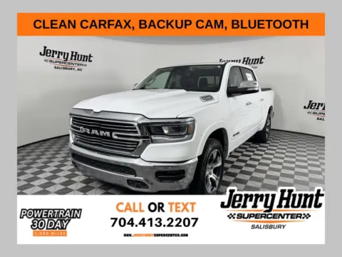 White 2022 Ram 1500 Laramie for sale in Salisbury, NC