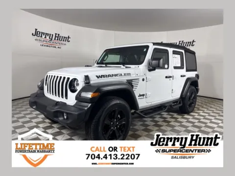 White 2022 Jeep Wrangler Unlimited Sport Altitude for sale in Salisbury, NC