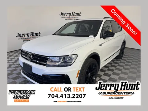 White 2021 Volkswagen Tiguan 2.0T SE R-Line Black for sale in Salisbury, NC