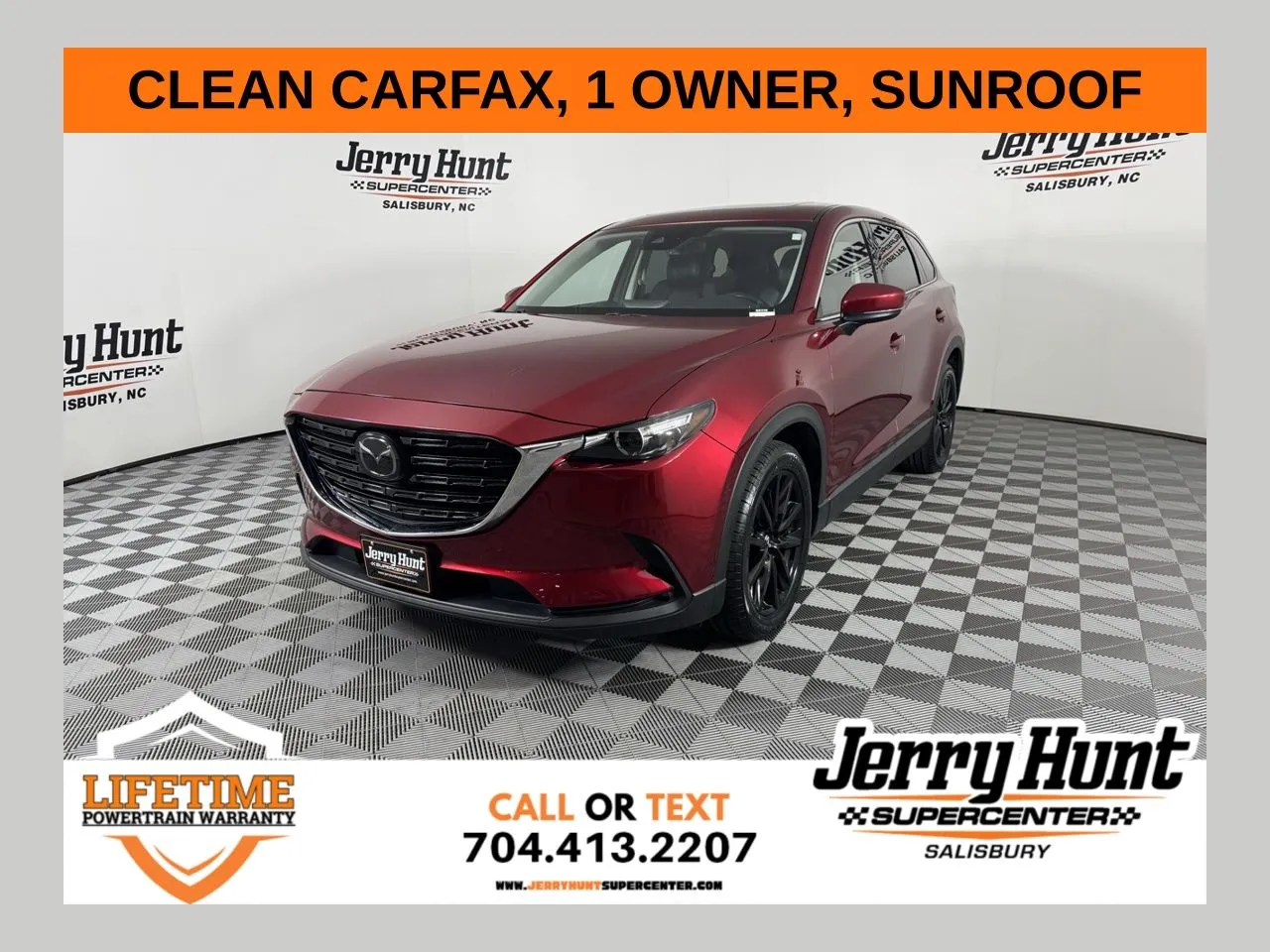 Red 2023 Mazda CX-9 Touring Plus for sale in Salisbury, NC