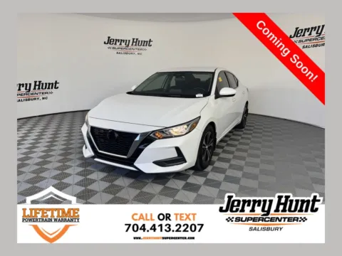White 2022 Nissan Sentra SV for sale in Salisbury, NC