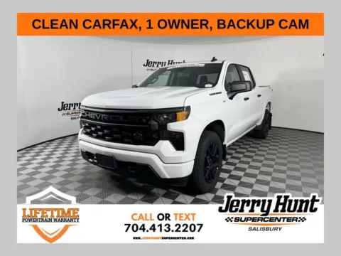 White 2022 Chevrolet Silverado 1500 Custom for sale in Salisbury, NC
