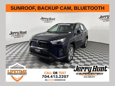Blue 2022 Toyota RAV4 XLE Premium for sale in Salisbury, NC