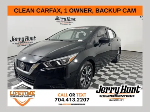 Black 2022 Nissan Versa 1.6 SV for sale in Salisbury, NC
