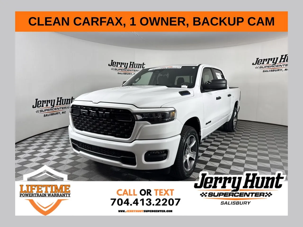 White 2025 Ram 1500 Tradesman for sale in Salisbury, NC