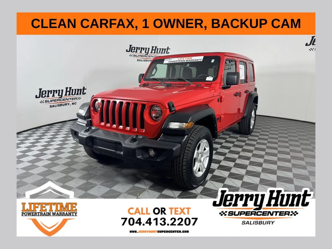 Red 2022 Jeep Wrangler Unlimited Sport S for sale in Salisbury, NC