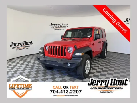 Red 2022 Jeep Wrangler Unlimited Sport S for sale in Salisbury, NC