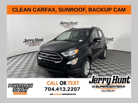 Black 2021 Ford EcoSport SE for sale in Salisbury, NC