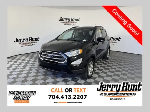 Black 2021 Ford EcoSport SE for sale in Salisbury, NC