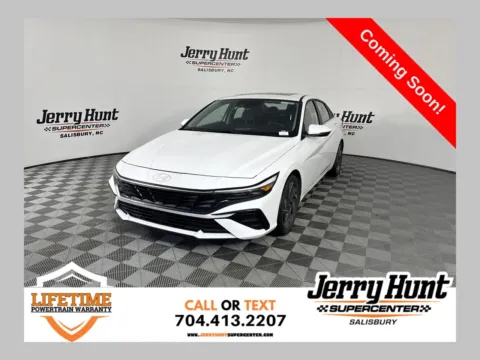 White 2025 Hyundai Elantra Limited for sale in Salisbury, NC