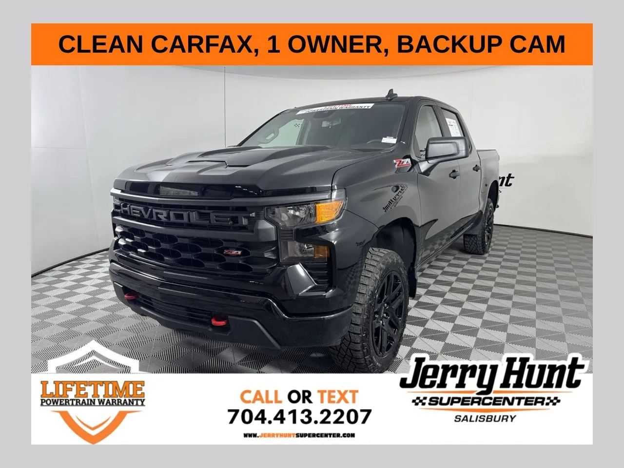 Black 2025 Chevrolet Silverado 1500 Custom Trail Boss for sale in Salisbury, NC