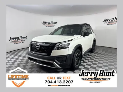 White 2024 Nissan Pathfinder Rock Creek for sale in Salisbury, NC