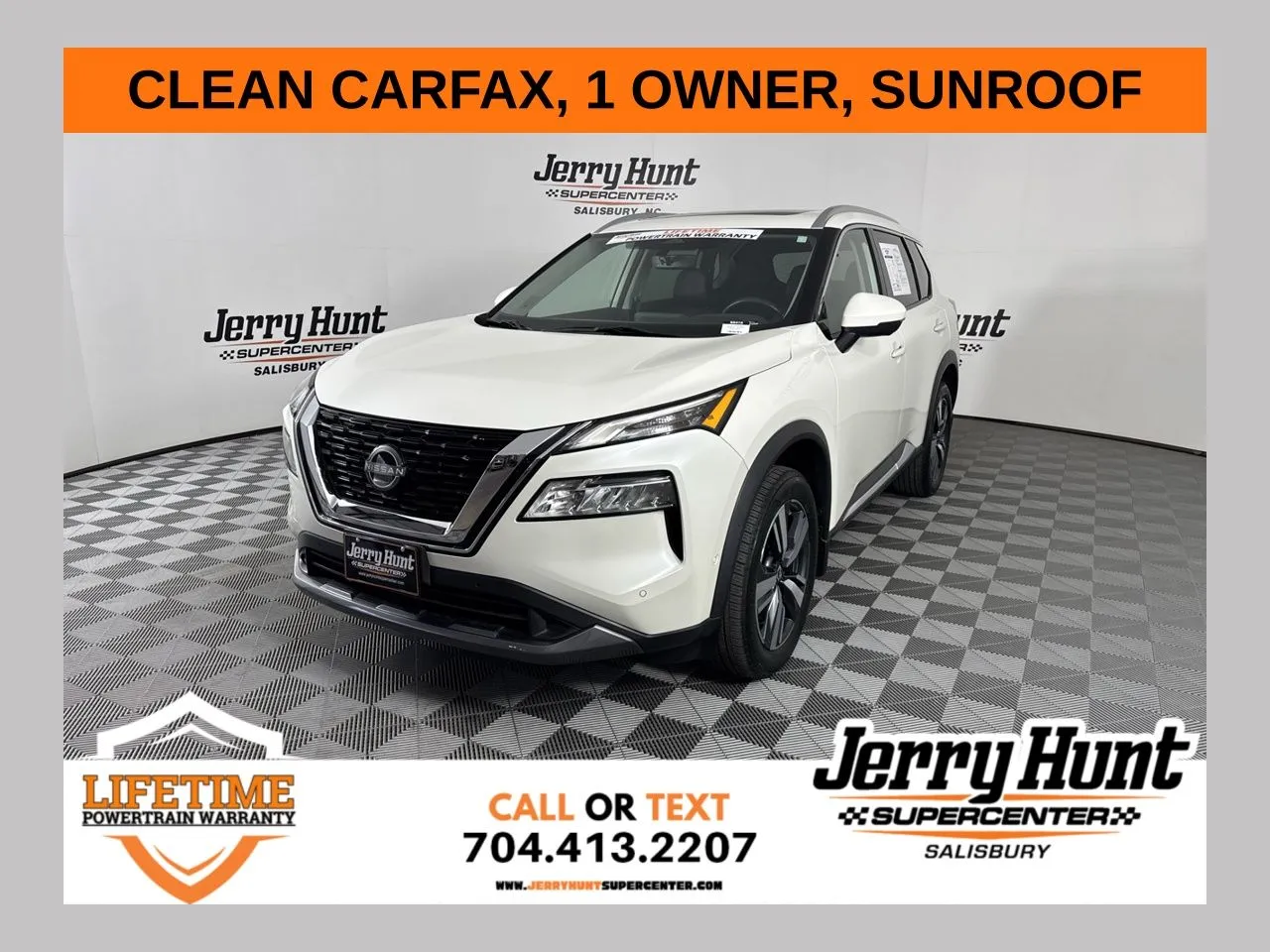 White 2023 Nissan Rogue SL for sale in Salisbury, NC