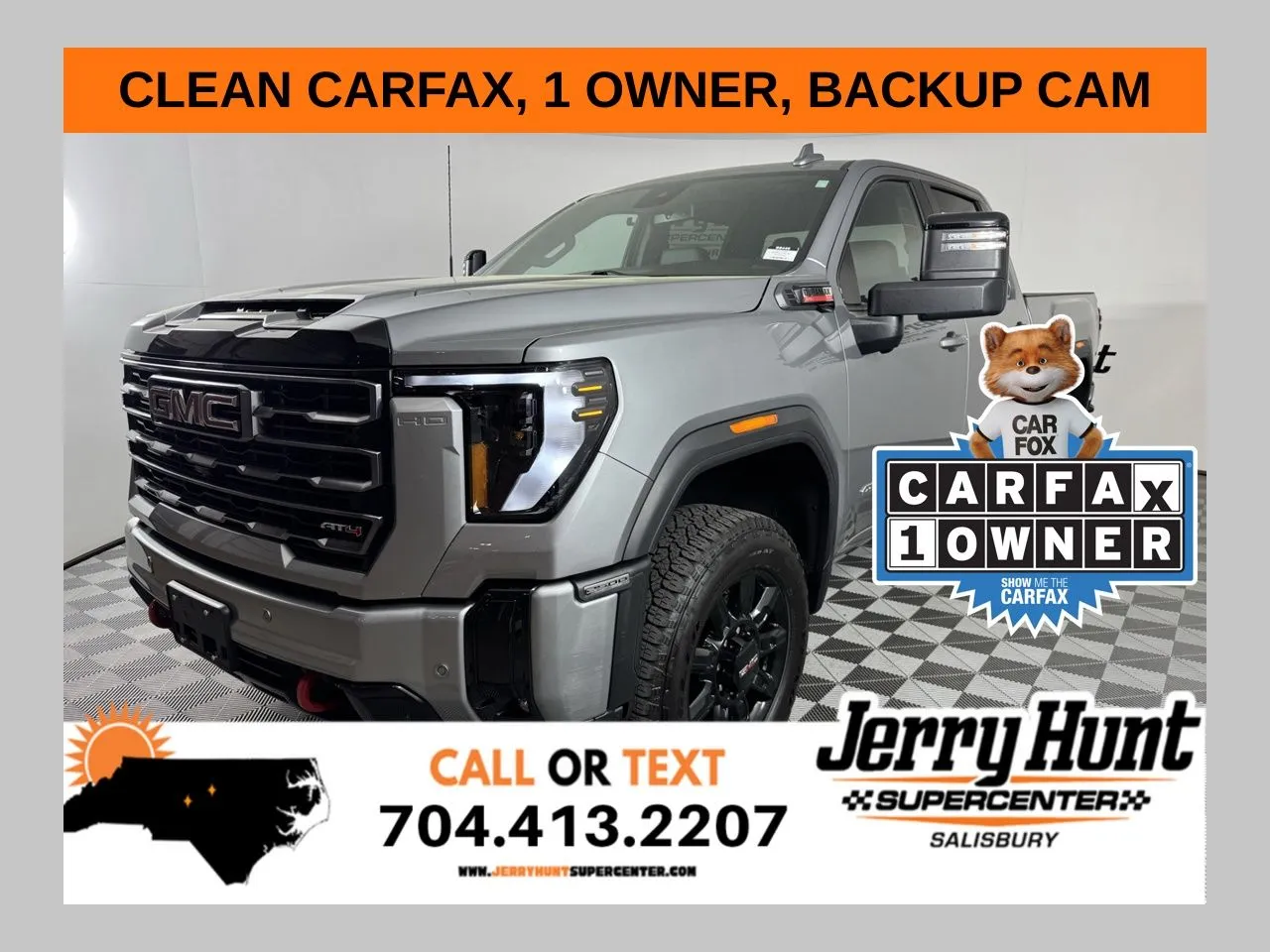 Gray 2025 GMC Sierra 2500HD AT4 for sale in Salisbury, NC