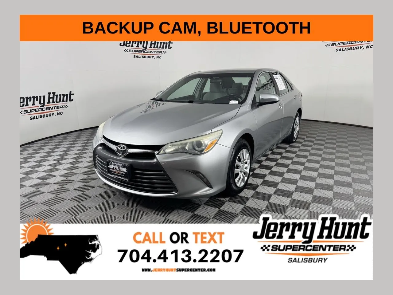 Silver 2016 Toyota Camry LE for sale in Salisbury, NC