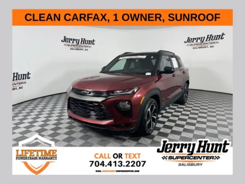 Red 2023 Chevrolet TrailBlazer RS for sale in Salisbury, NC