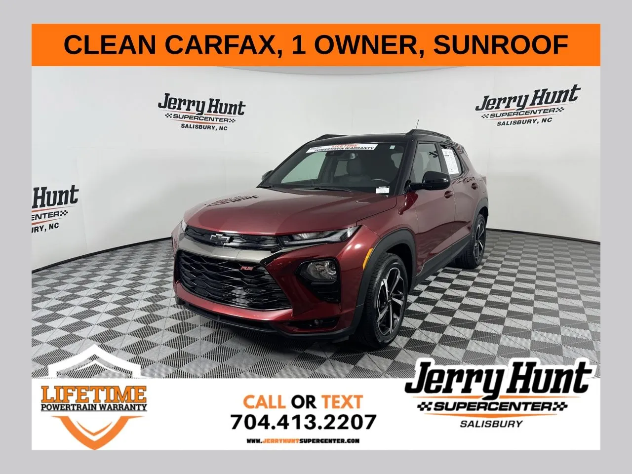 Red 2023 Chevrolet TrailBlazer RS for sale in Salisbury, NC