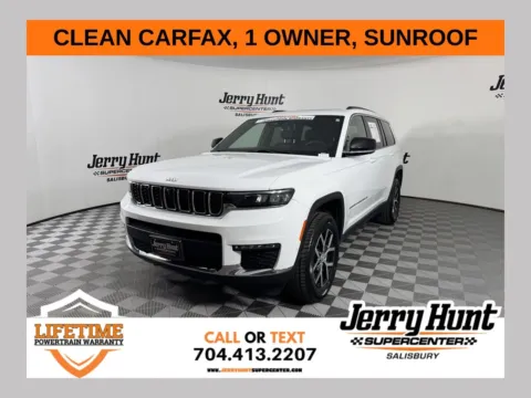 White 2024 Jeep Grand Cherokee L Limited for sale in Salisbury, NC