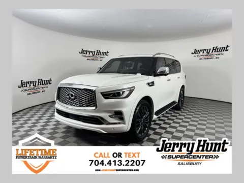 White 2024 INFINITI QX80 Sensory for sale in Salisbury, NC