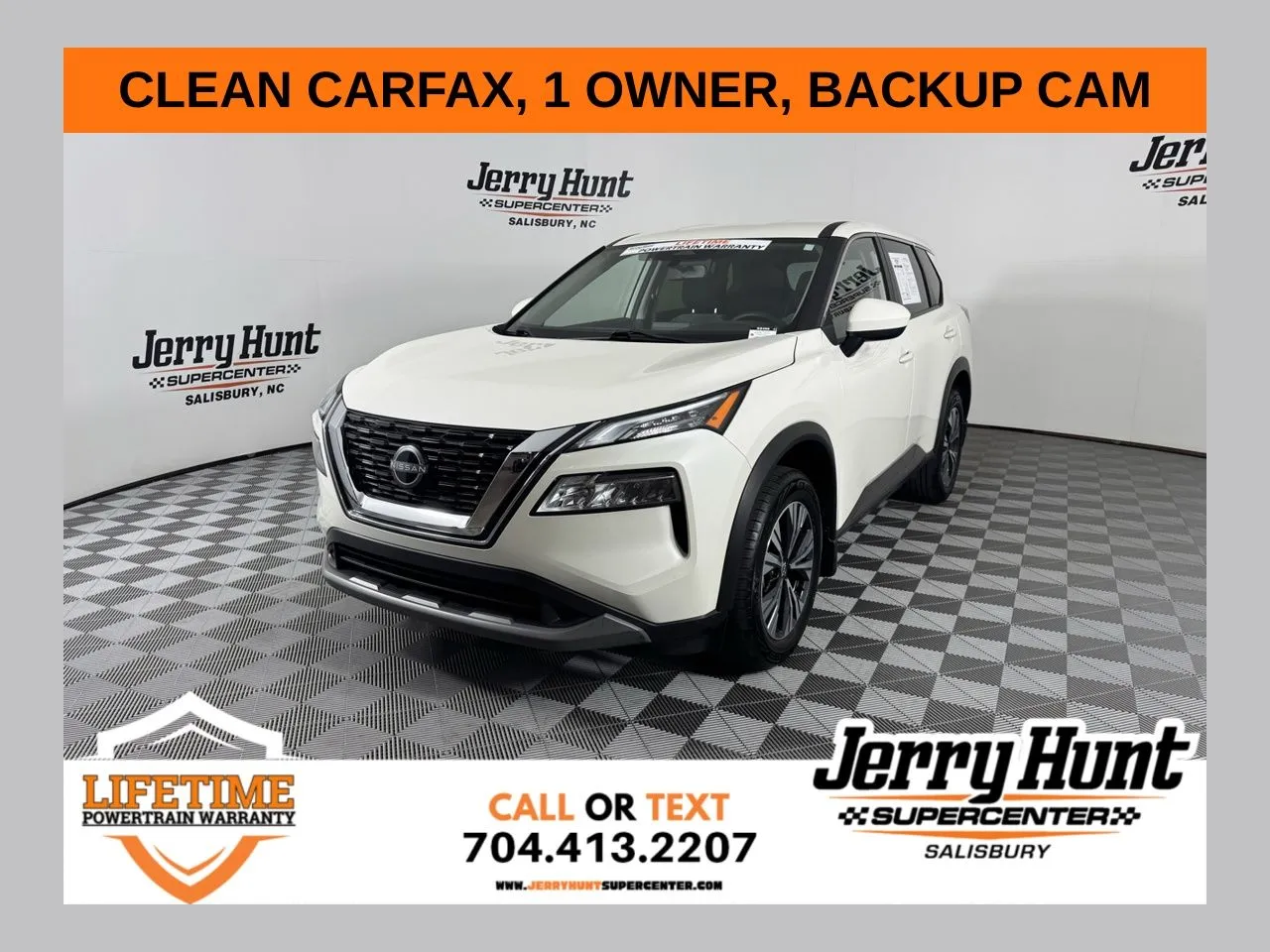 White 2023 Nissan Rogue SV for sale in Salisbury, NC