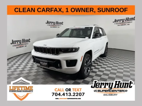 White 2023 Jeep Grand Cherokee Overland for sale in Salisbury, NC