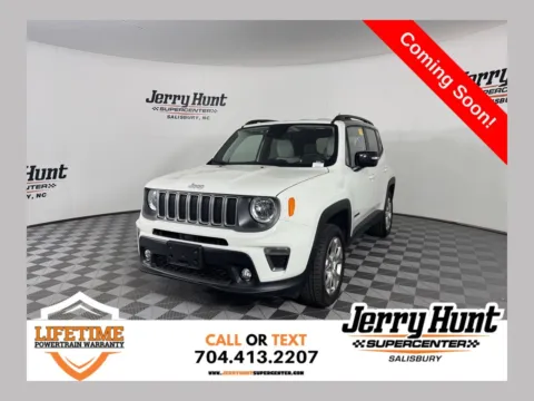 White 2022 Jeep Renegade Limited for sale in Salisbury, NC