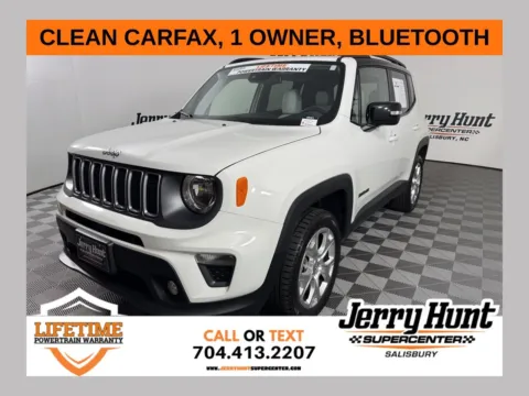 White 2022 Jeep Renegade Limited for sale in Salisbury, NC