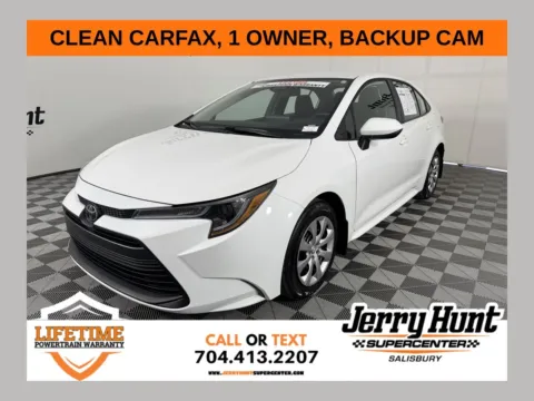 White 2025 Toyota Corolla LE for sale in Salisbury, NC