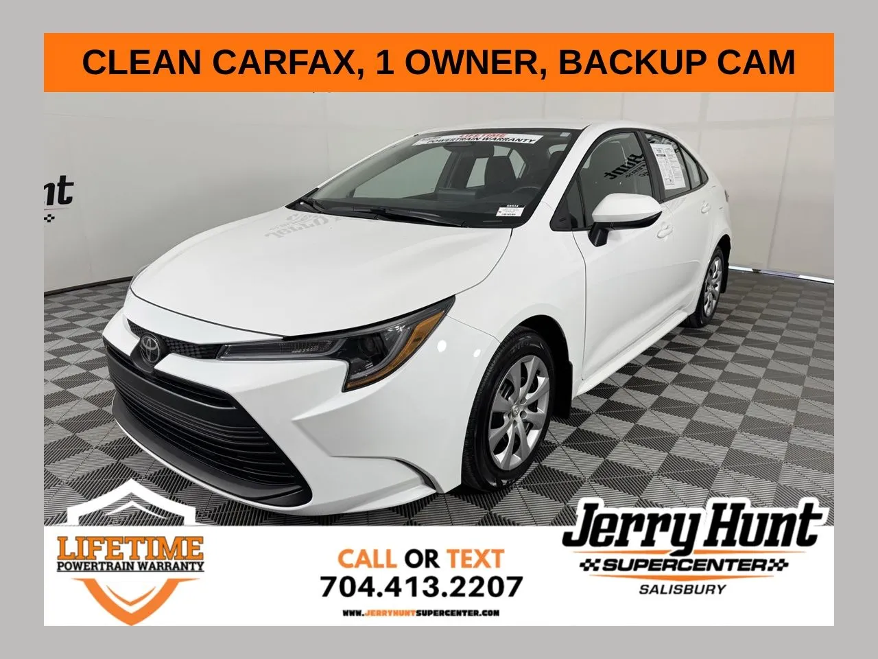 White 2025 Toyota Corolla LE for sale in Salisbury, NC