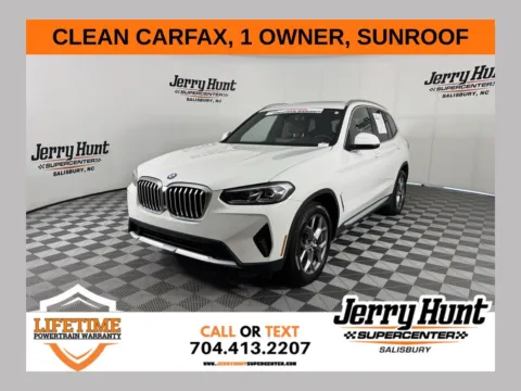 White 2022 BMW X3 xDrive30i for sale in Salisbury, NC