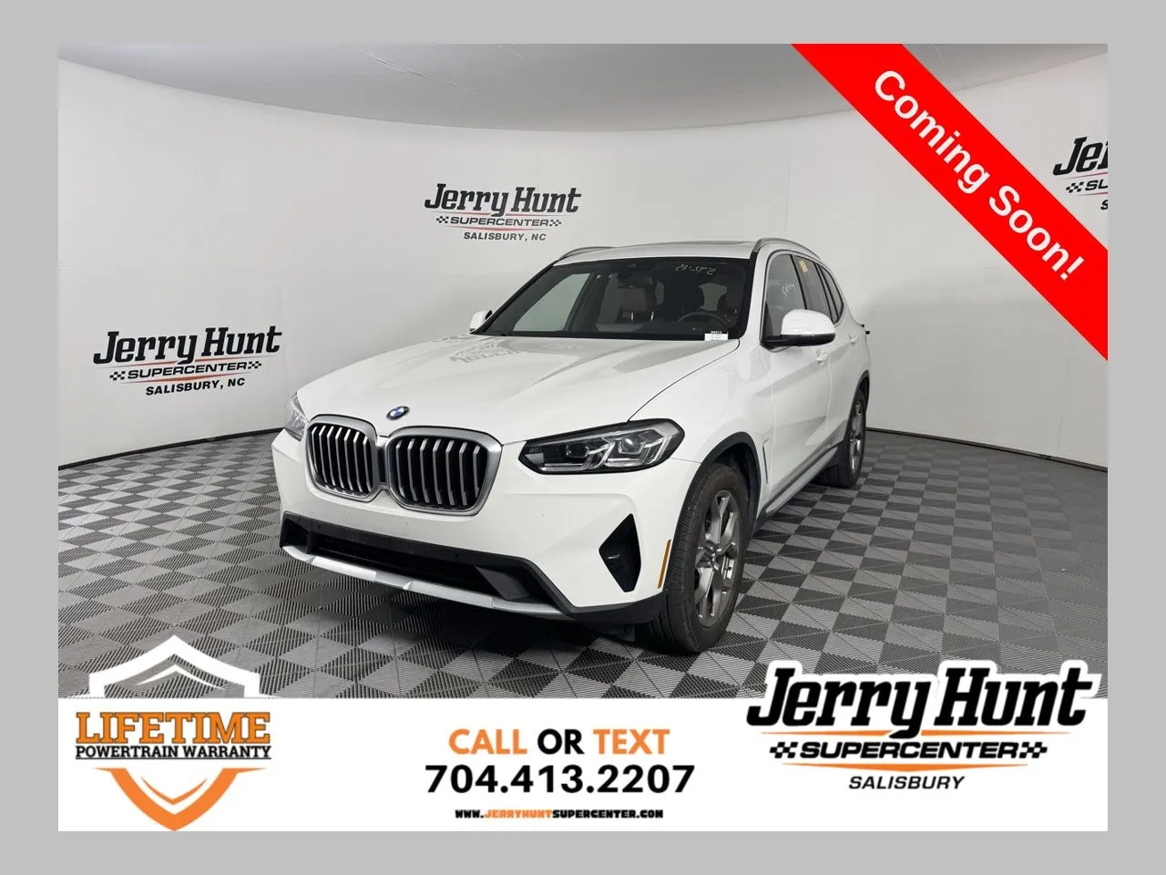 White 2022 BMW X3 xDrive30i for sale in Salisbury, NC