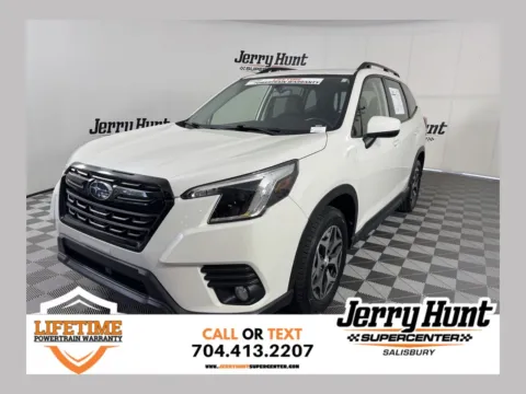 White 2023 Subaru Forester Premium for sale in Salisbury, NC