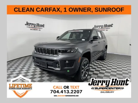 Gray 2022 Jeep Grand Cherokee L Overland for sale in Salisbury, NC