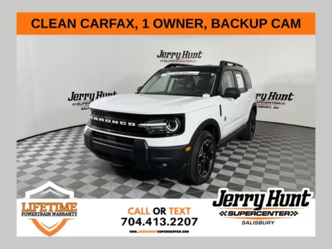 White 2025 Ford Bronco Sport Outer Banks for sale in Salisbury, NC