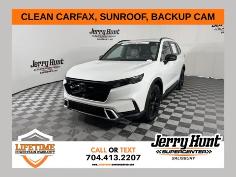 White 2023 Honda CR-V Hybrid Sport Touring for sale in Salisbury, NC