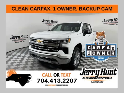 White 2023 Chevrolet Silverado 1500 LTZ for sale in Salisbury, NC