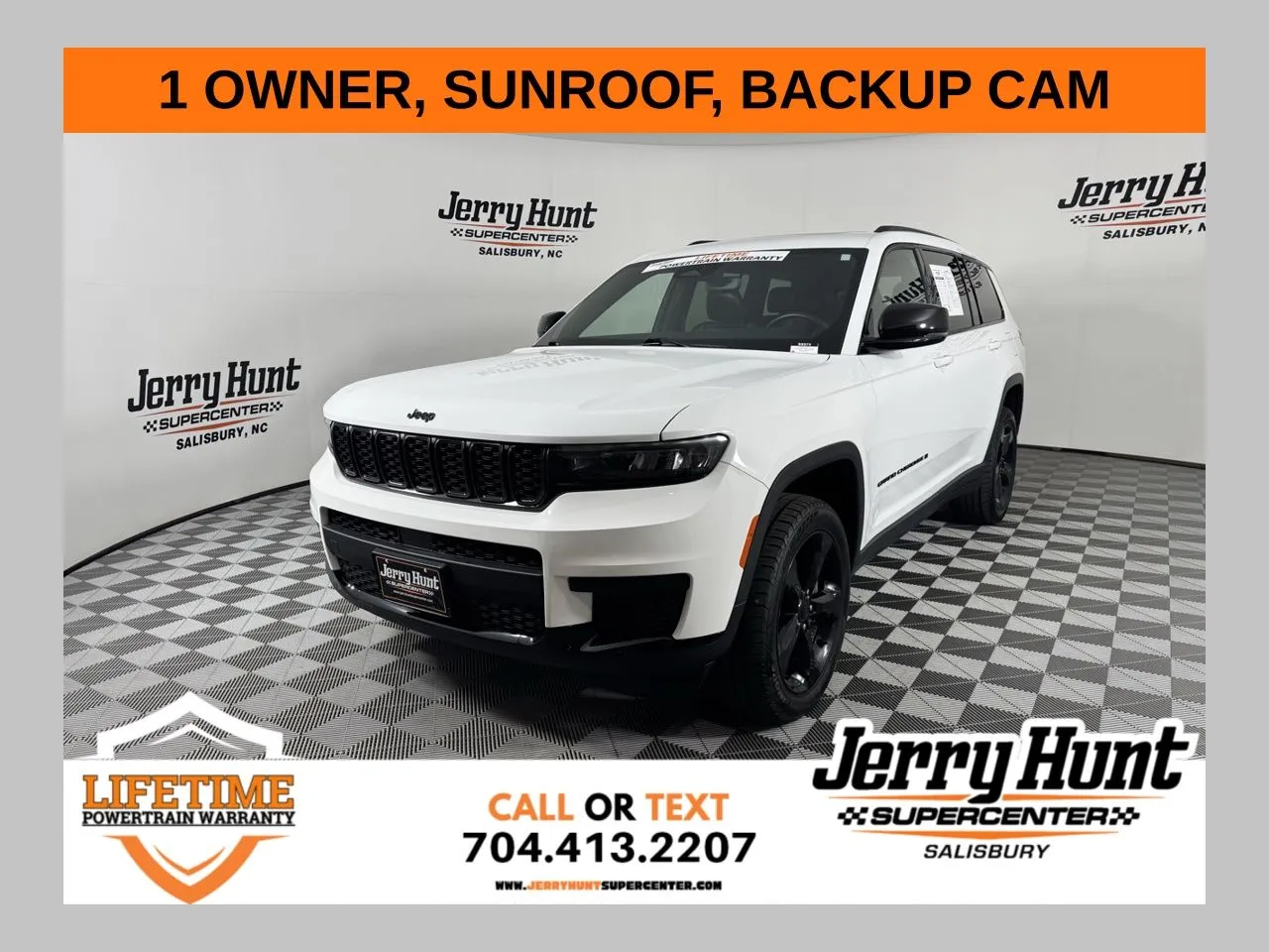 White 2022 Jeep Grand Cherokee L Altitude for sale in Salisbury, NC