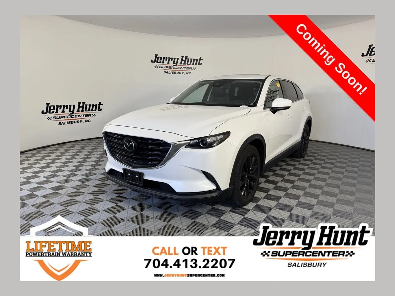 White 2023 Mazda CX-9 Touring Plus for sale in Salisbury, NC