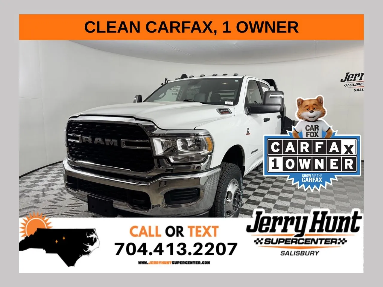 White 2024 Ram 3500 SLT for sale in Salisbury, NC