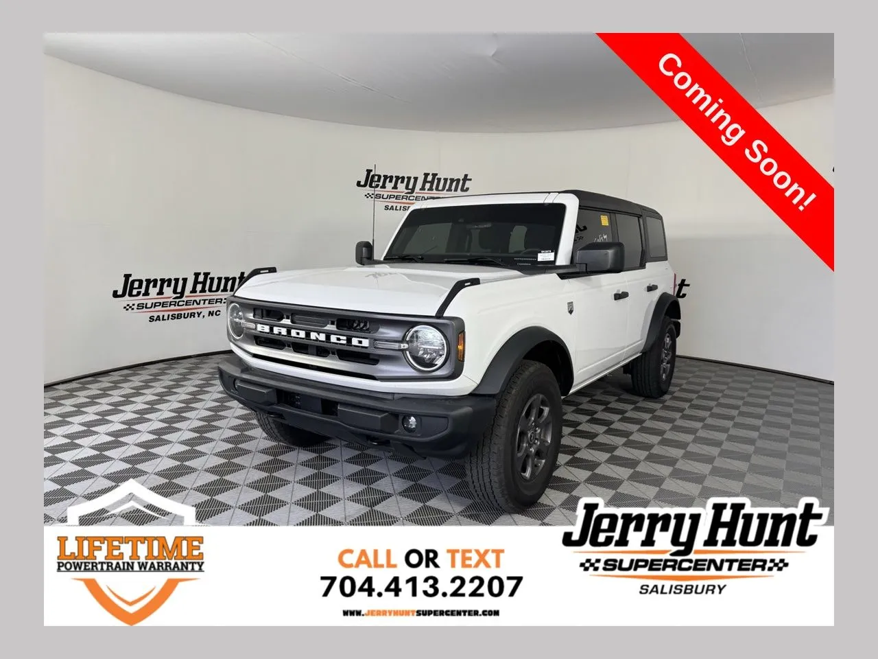 White 2024 Ford Bronco Big Bend for sale in Salisbury, NC