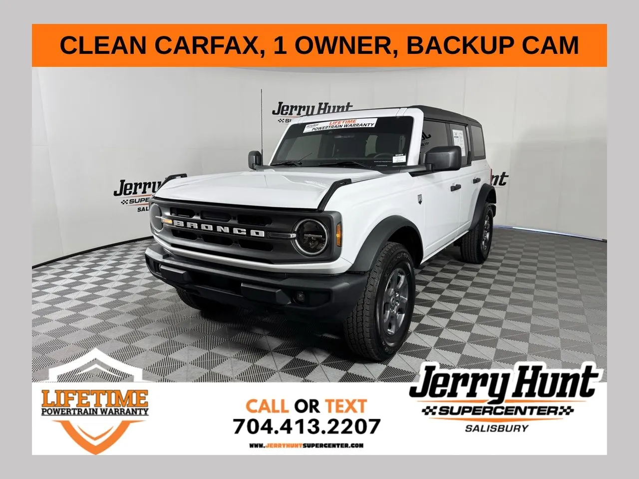 White 2024 Ford Bronco Big Bend for sale in Salisbury, NC