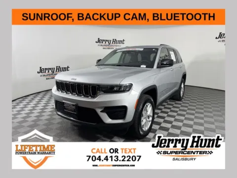 Silver 2023 Jeep Grand Cherokee Laredo for sale in Salisbury, NC