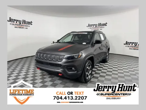 Gray 2022 Jeep Compass Trailhawk for sale in Salisbury, NC