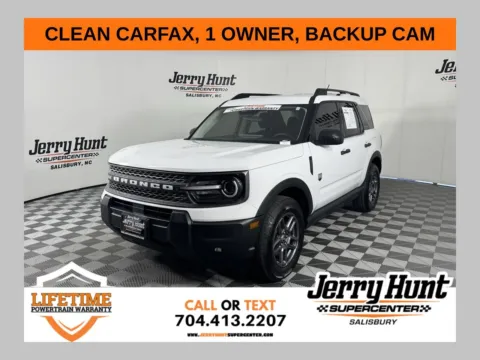 White 2025 Ford Bronco Sport Big Bend for sale in Salisbury, NC