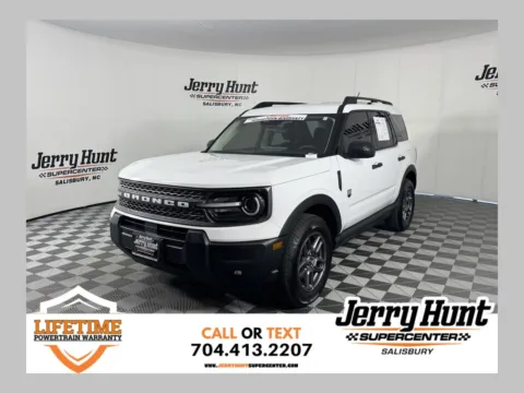 White 2025 Ford Bronco Sport Big Bend for sale in Salisbury, NC