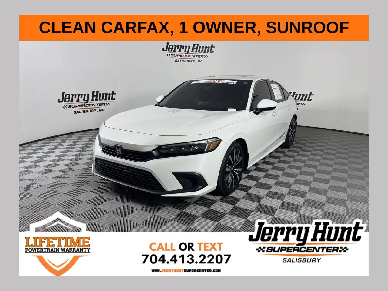 White 2024 Honda Civic EX for sale in Salisbury, NC
