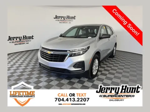 Silver 2022 Chevrolet Equinox LS for sale in Salisbury, NC